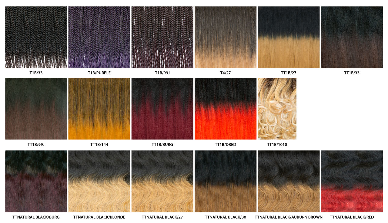 Different Color Weave Chart