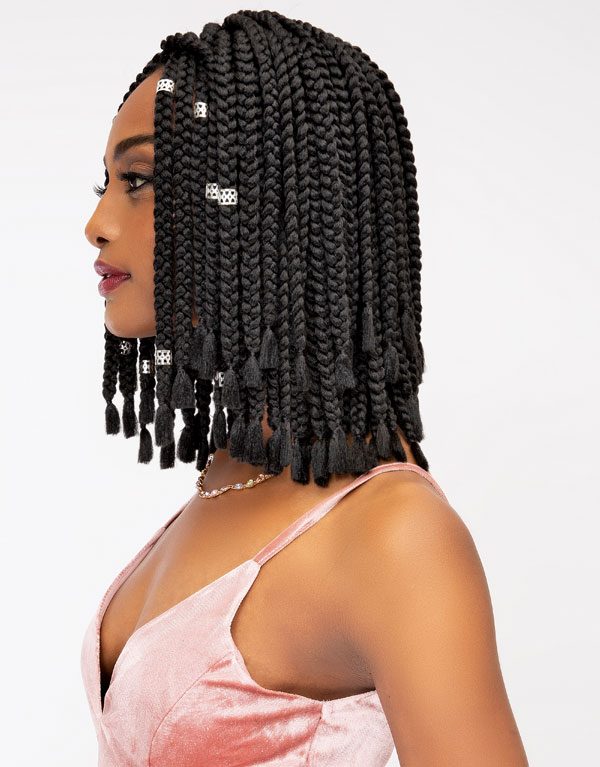 BOX BRAID 12" BLUNT CUT