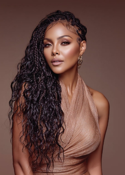 HH FEATHER CROCHET HAIR DEEP WAVE 18"