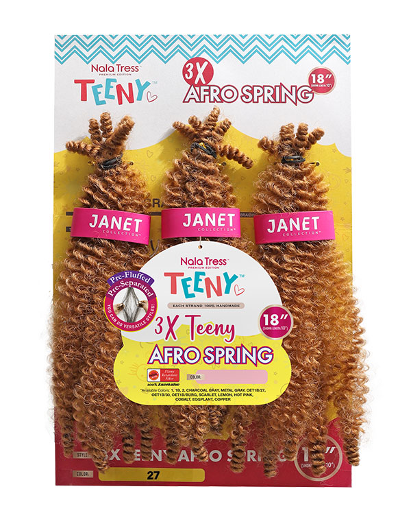3X TEENY AFRO SPRING 18" - Image 2