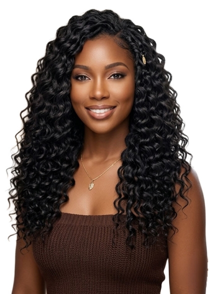 ENCORE LAVIE FEATHER CROCHET DEEP WAVE 14"