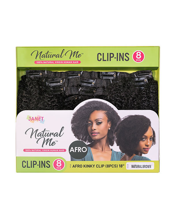 NATURAL ME AFRO KINKY CLIP (8PCS) 18" - Image 2